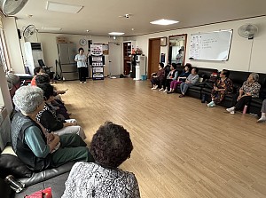 [경로당연계사업] 중랑구 보건소와 함께하는 '찾아가는 건강정보제공PG' 결핵예방교육 진행