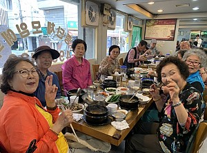 [노인사회활동지원사업]공익형 노노케어 5월 위생교육 및 간담회 진행