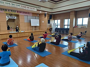 [건강생활지원사업] “건강 100세, 행복 100배” 만성질환 예방 프로그램 3회기 진행