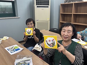 [지역돌봄팀] 서울사회복지공동모금회 신청사업 「뇌 튼튼 치매예방교실」뇌 튼튼 미술활동 17회기 진행