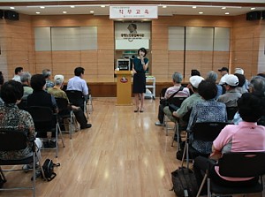 [노인일자리] 늘푸른교실 노-노강사 직무교육 진행