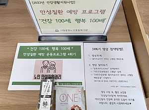 [건강생활지원사업] “건강 100세, 행복 100배” 만성질환 예방 프로그램 4회기 진행